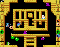 Some Bubble Bobble action.